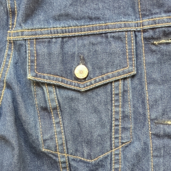 Vintage Tommy Hilfiger Flag Patch Denim Jacket 💙❤️ - Picture 4 of 11